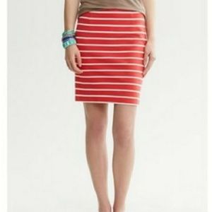 Red stripe skirt
